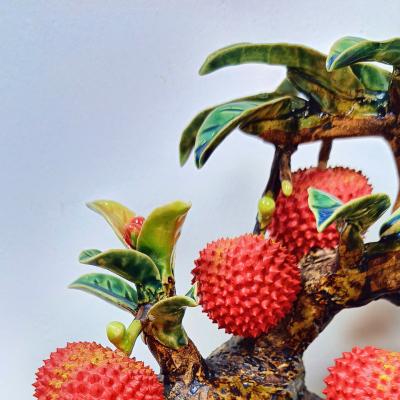 TƯỢNG SỨ THỦ CÔNG CÂY VẢI – BIỂU TƯỢNG TÀI LỘC & SUNG TÚC